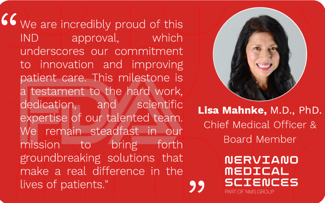 Nerviano Medical Sciences Announces FDA Clearance of Investigational New Drug (IND) for NMS-03592088 in positive Relapsed or Refractory Acute Myeloid Leukemia