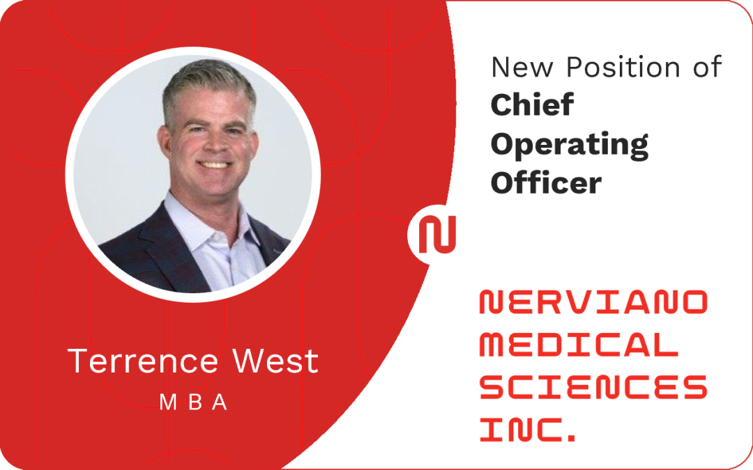 Nerviano Medical Sciences Announces Enhanced US Executive Team: Terrence West, MBA, Expands Role as Chief Operating Officer