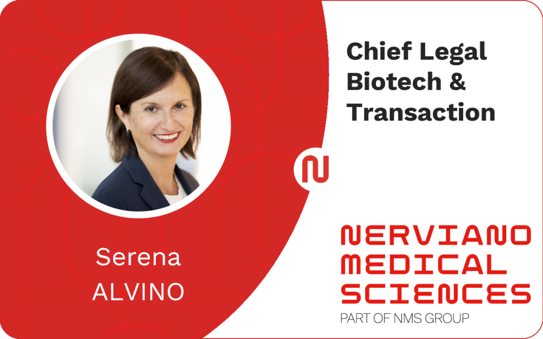 Serena Alvino Appointed as Chief Legal, Biotech & Transaction NMS Srl, Bringing Extensive Global Biopharmaceutical Experience