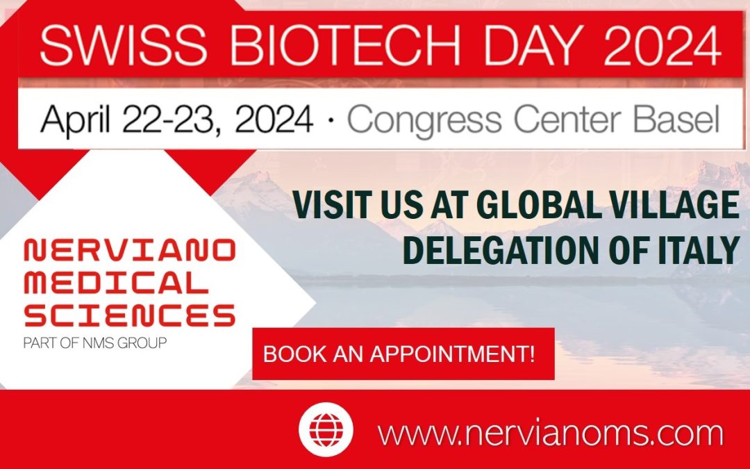 Nerviano Medical Sciences S.r.l. will attend the SWISS BIOTECH DAY 2024 partnering event in Basel, Switzerland