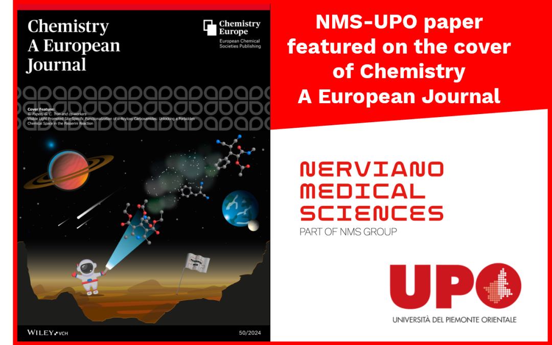 NMS-UPO paper featured on the cover of Chemistry A European Journal